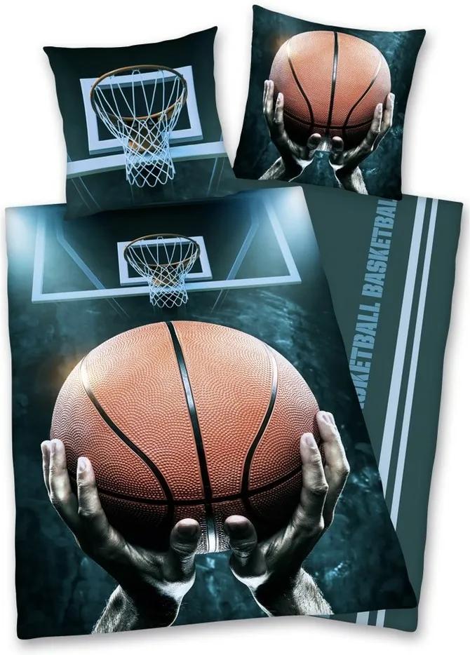 Lenjerie de bumbac  Basketball, 140 x 200 cm, 70 x 90 cm