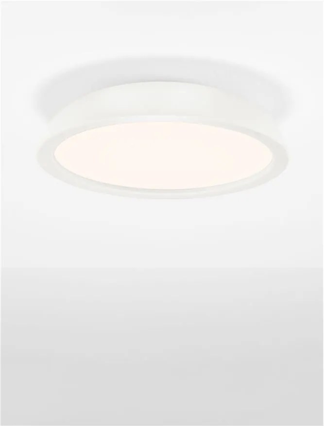 Lustra LED aplicata stil modern FELICIA alb 45cm