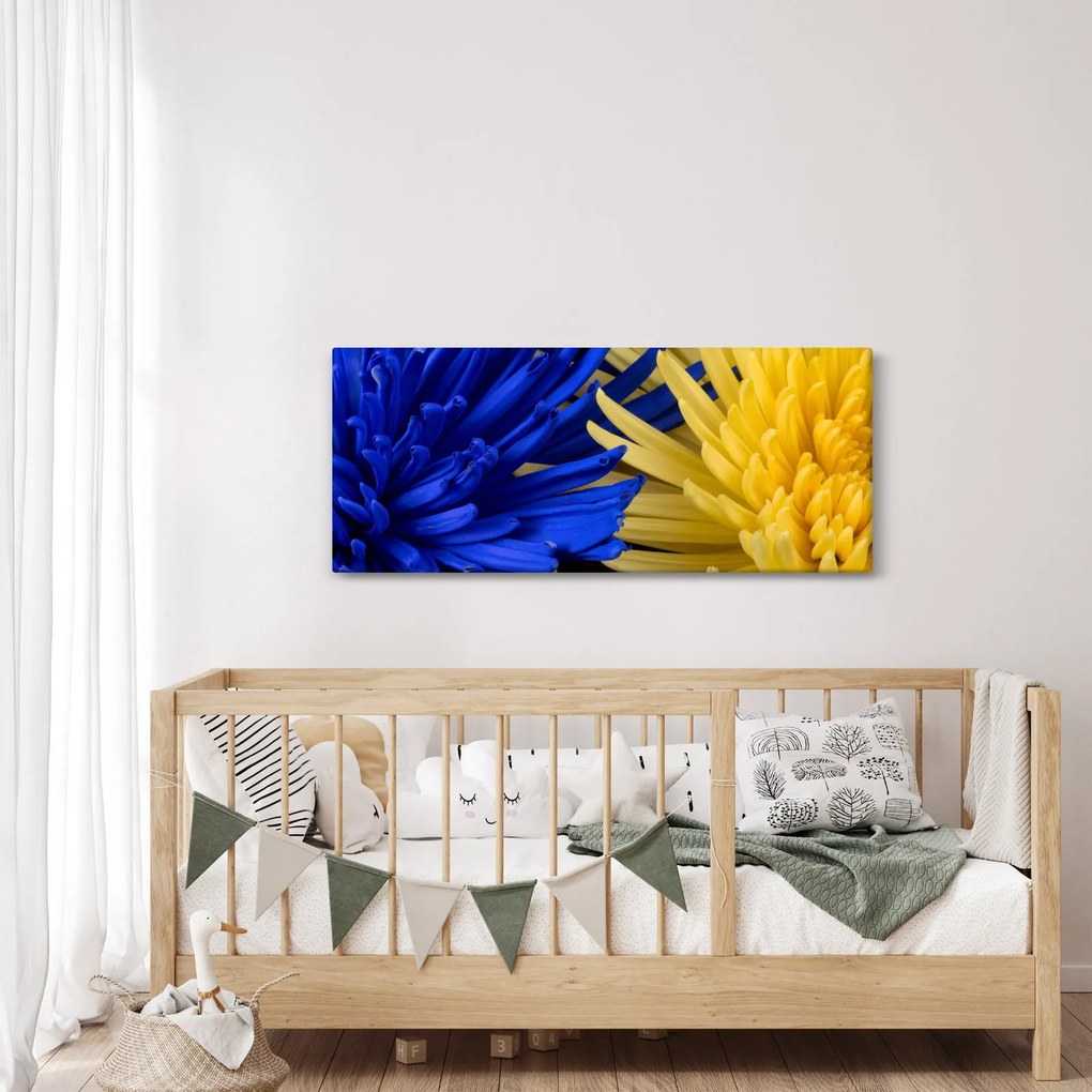 Tablou - detaliu florilor (120x50 cm)