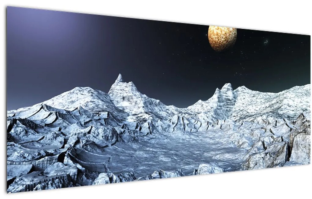 Tablou cu sat (120x50 cm)