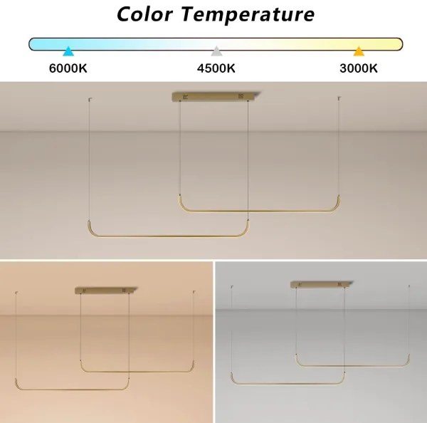 Lustră LED dimabilă pe cablu Immax NEO 07228L PATTINI LED/53W/230V Tuya + telecomandă
