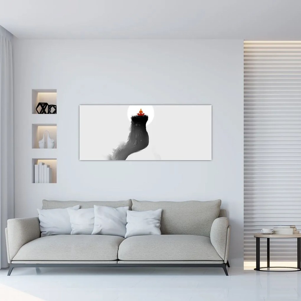 Tablou - Meditație în vârf (120x50 cm)