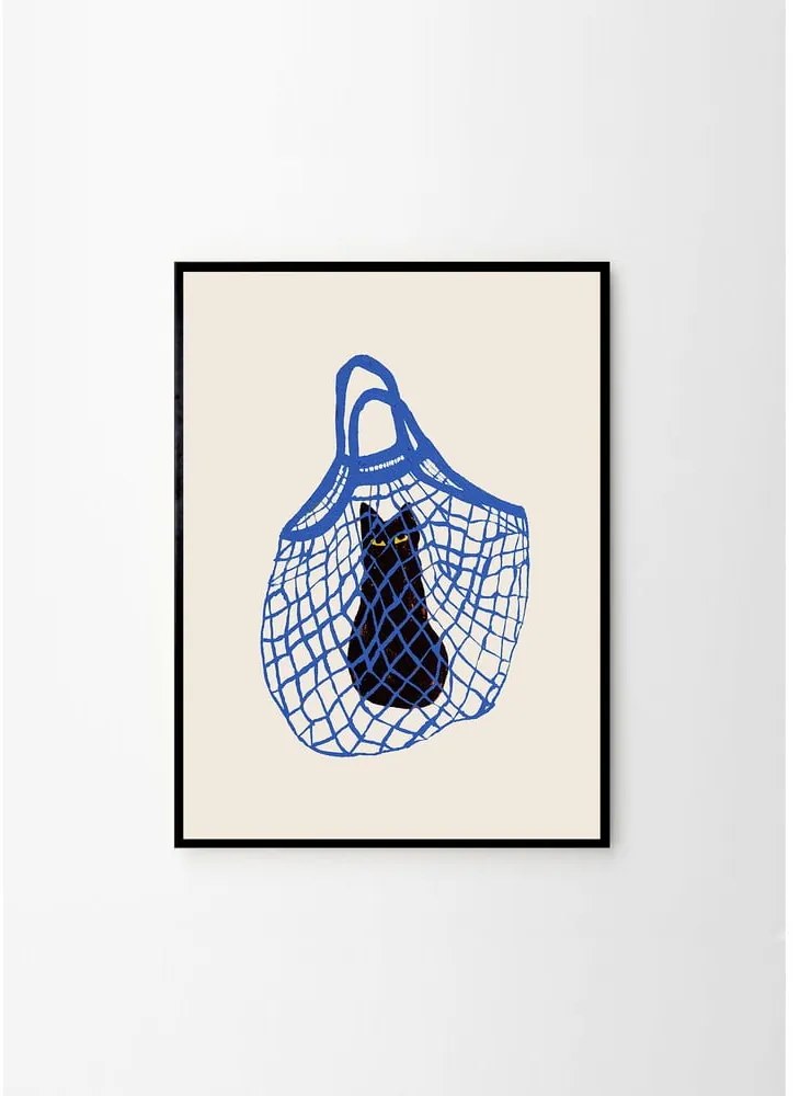 Poster 30x40 cm The Cat’s In The Bag – Chloe Purpero Johnson – The Poster Club