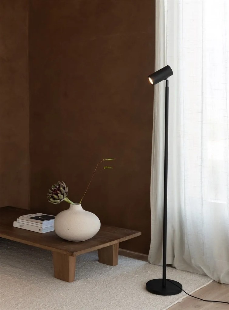 Lampa de podea Eco din Bambus Java GU10, negru