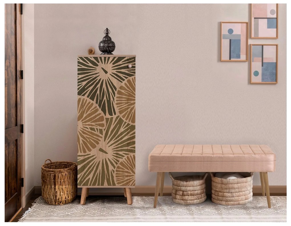 Mobilier Hol Beside 28 (stejar sonoma + piatră) . 1093992