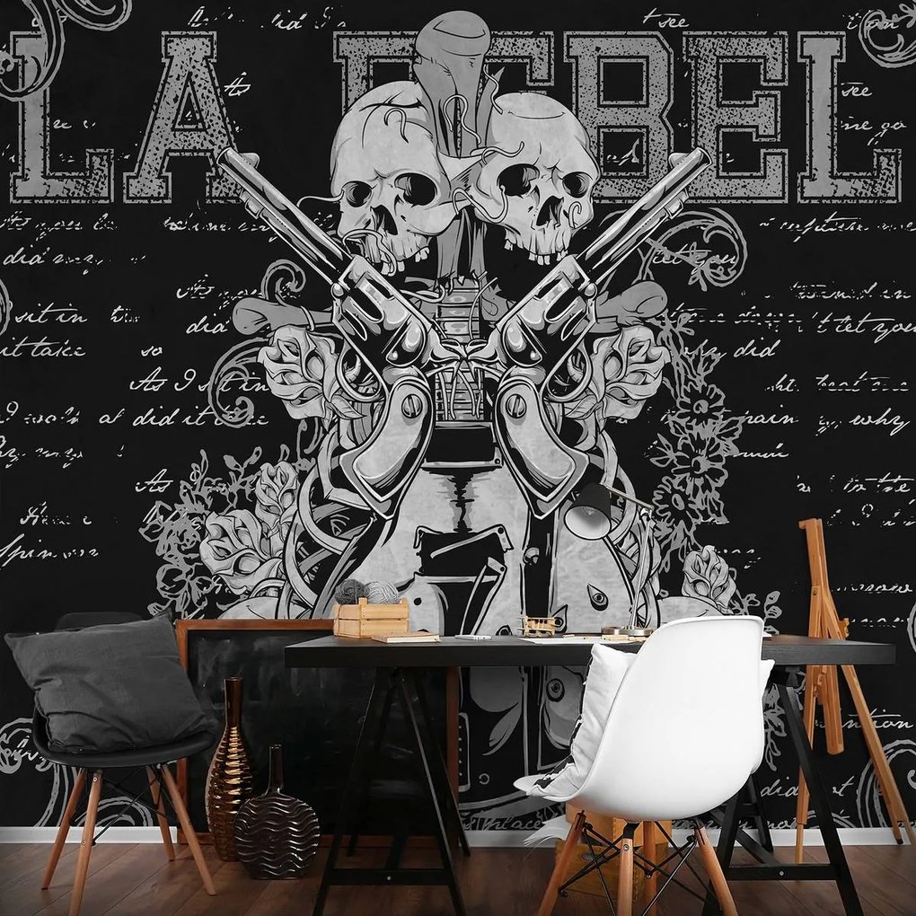 Fototapet - Muzica Rock Guitar Art (152,5x104 cm)