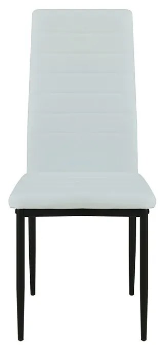 Set de masă Mezza 4+1 alb-negru