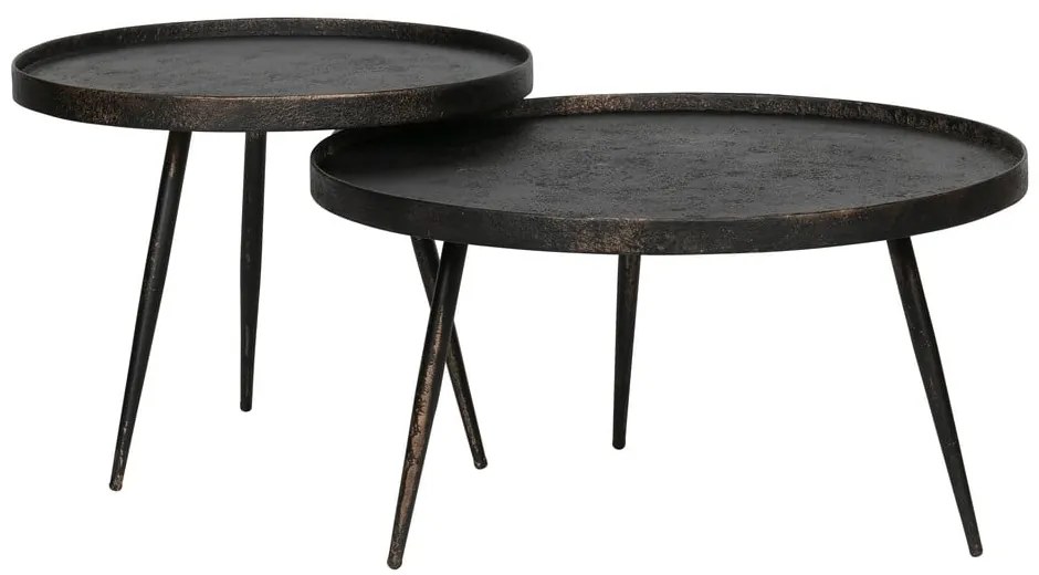 Măsuță auxiliară BePureHome Bounds, ø 58 cm, negru
