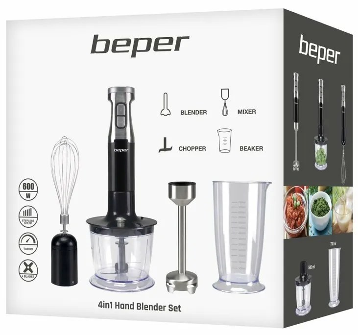 Beper P102FRU150 4in1 stick blender