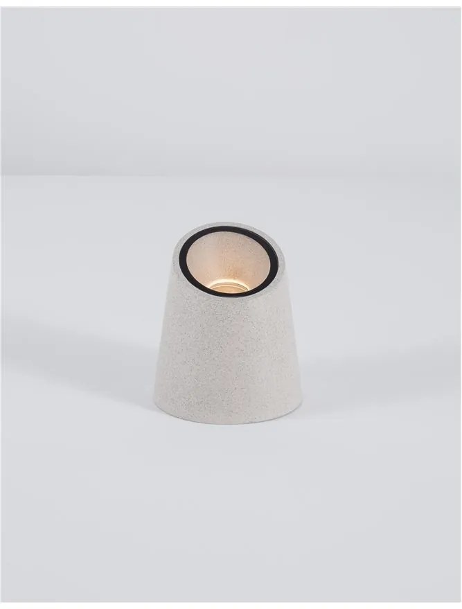 Mini stalp decorativ iluminat exterior IP65 FOX alb