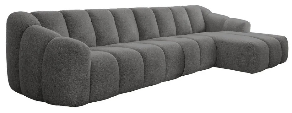 Colțar gri (cu colț pe partea dreaptă/cu șezlong) Shell – Miuform