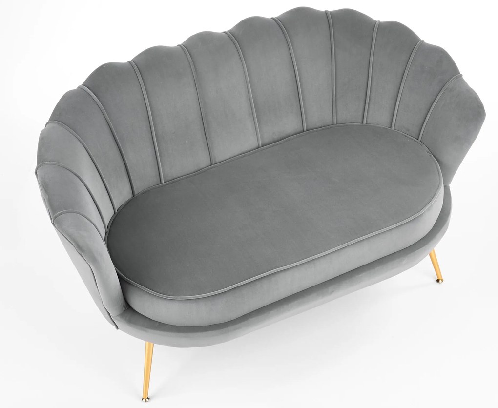 Canapea Altha XL (gri + Auriu). Promo -6%. 1039470