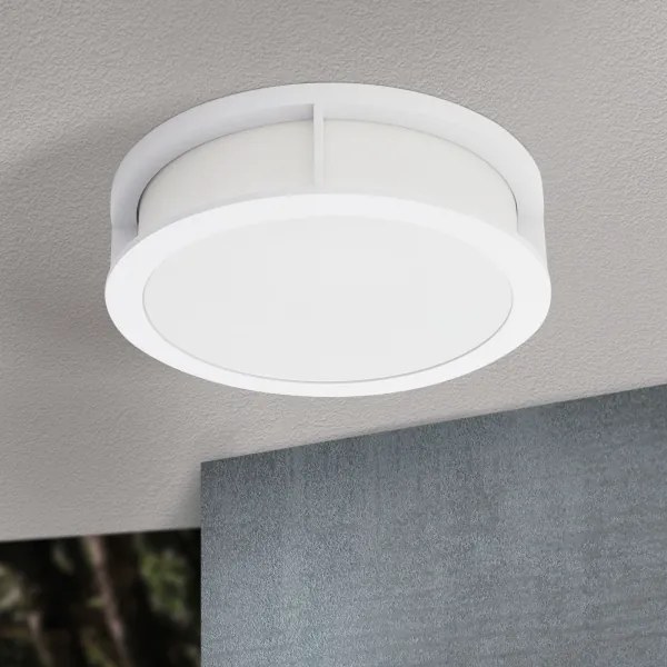 Orion - Corp de iluminat exterior HENRY, 2x E27/15W/230V, Ø 30 cm, IP44, alb