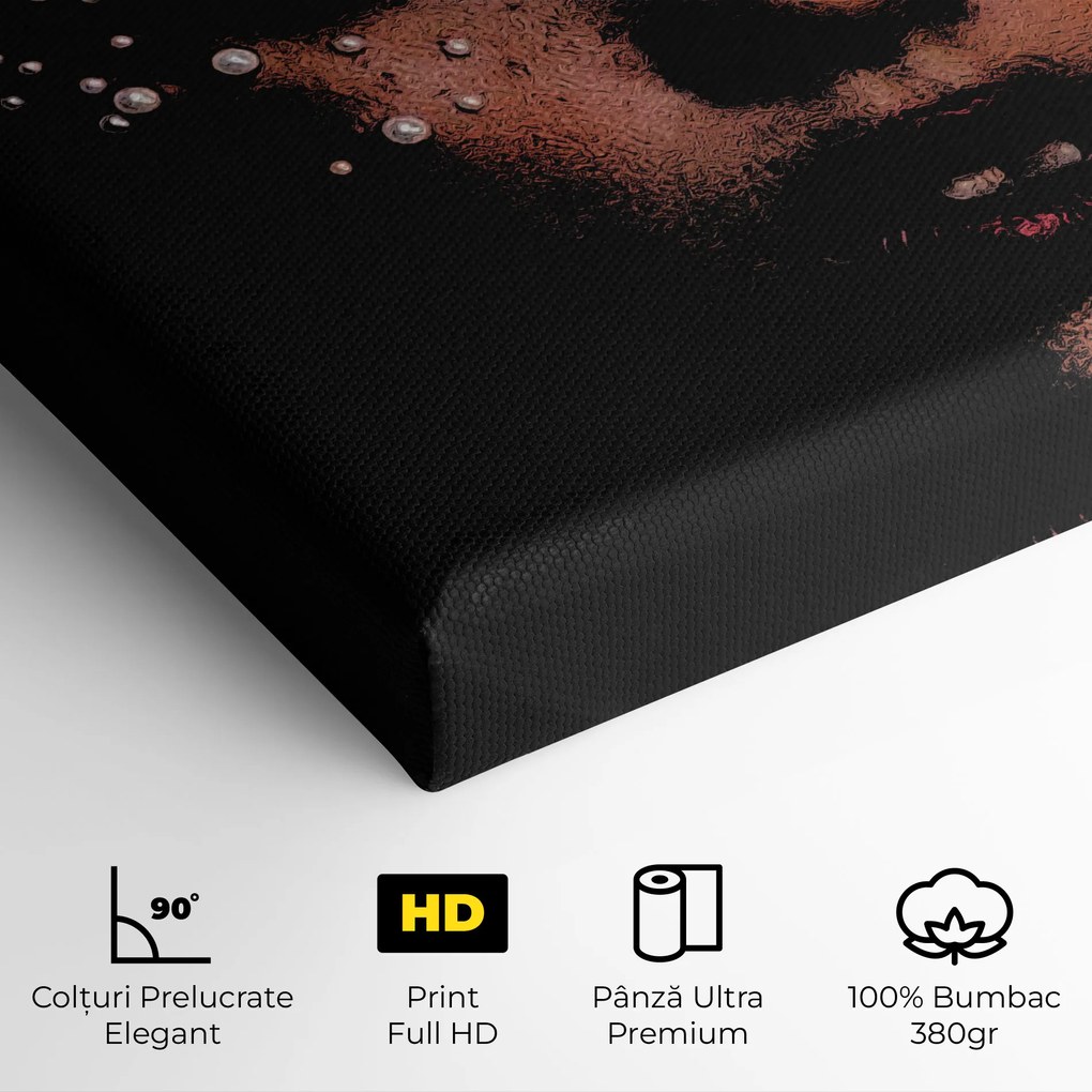 Tablou Canvas, 60x120cm, Dormitor si Living, Femei, Porterete, Pearl Portrait