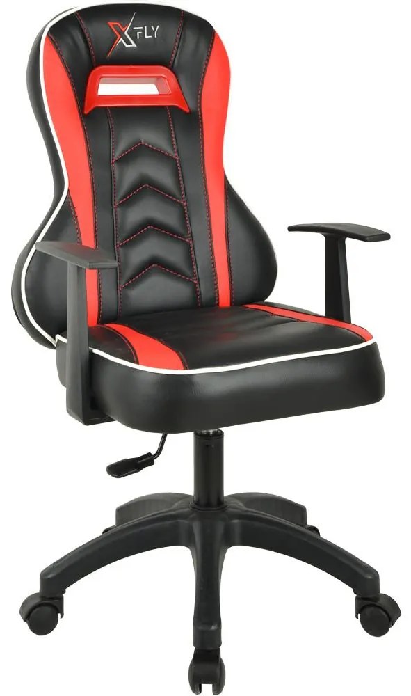 Fotoliu gaming Vamivo 2 (roșu + negru). 1093820