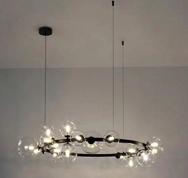 Lustra moderna cu 20 de surse de lumina LINEA R120