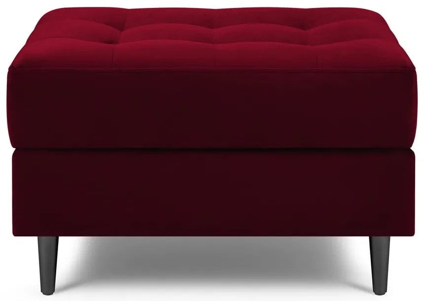 Taburet din catifea Milo Casa Santo, roșu