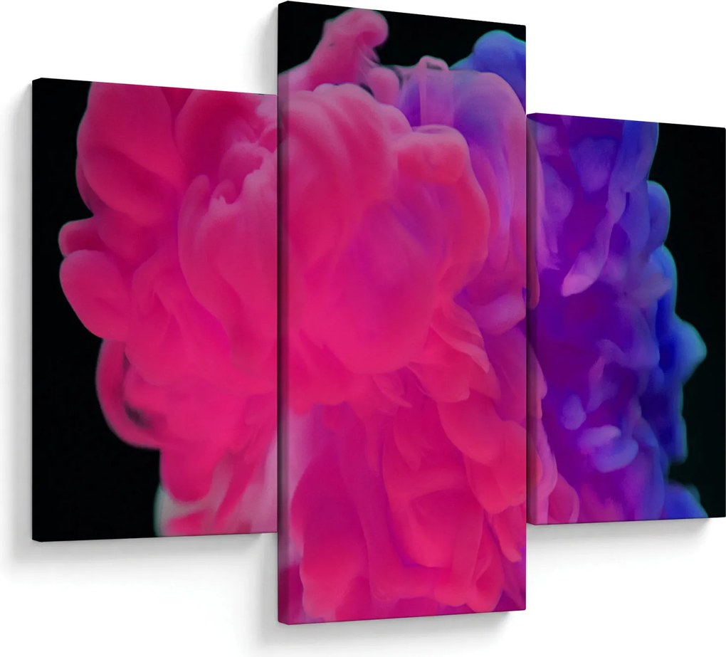 Tablou cu fum colorat (90x60 cm)