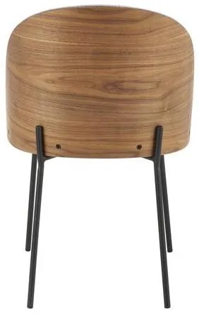 Scaun de sufragerie  Kalipo  (Gri + Nuc deschis). 1048938