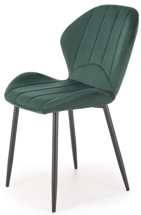 Scaun K538 velvet verde inchis H85 cm