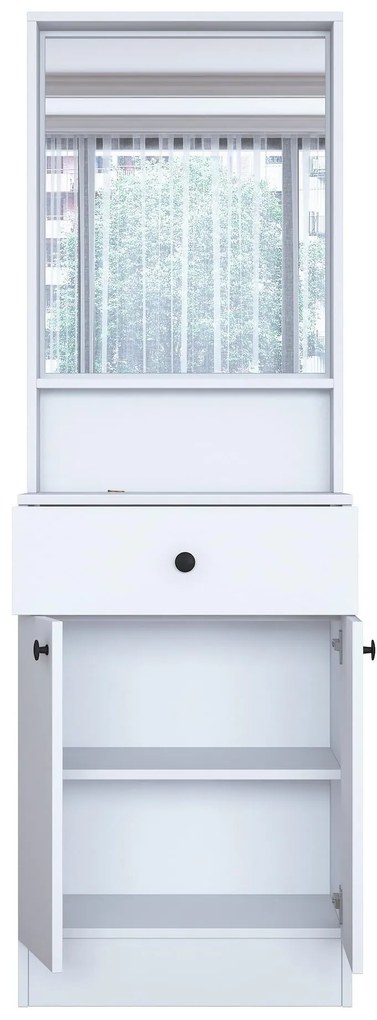Mobilier hol Pixie 6 (alb) (cu oglindă). 1102444