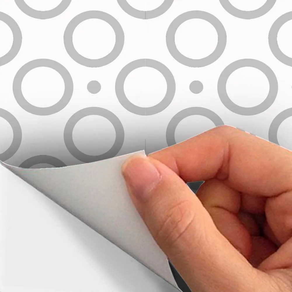 Set 60 autocolante Ambiance Cardiff, 15 x 15 cm