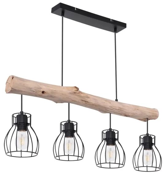 Lustră pe cablu MINA 4xE27/40W/230V Globo 15326-4N