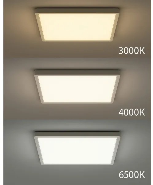 Plafonieră LED 40W/230V 3000/4000/6500K 50x50 cm alb