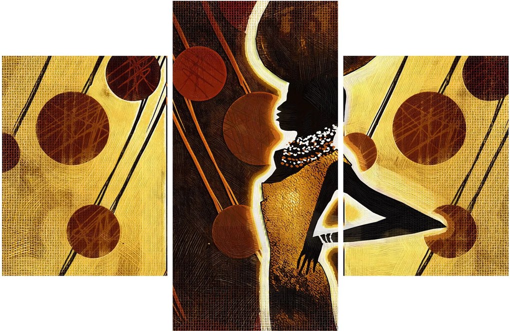 Tablou cu pictură artistică străveche (90x60 cm)