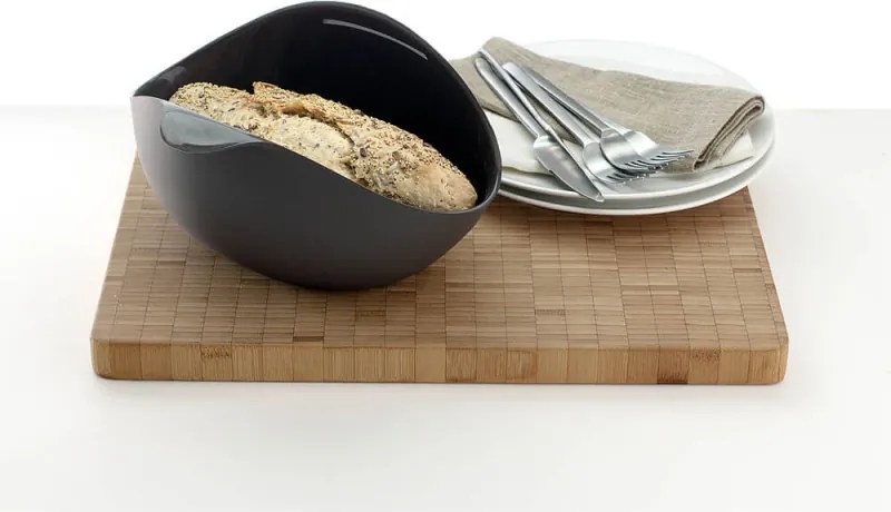 Vas preparare si coacere paine Lekue 1009037, 28 x 23 x 13 cm, 600 ml, Silicon platinat, -60 +220 °C, Negru