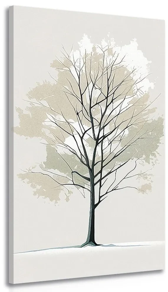Tablou copac în design minimalist