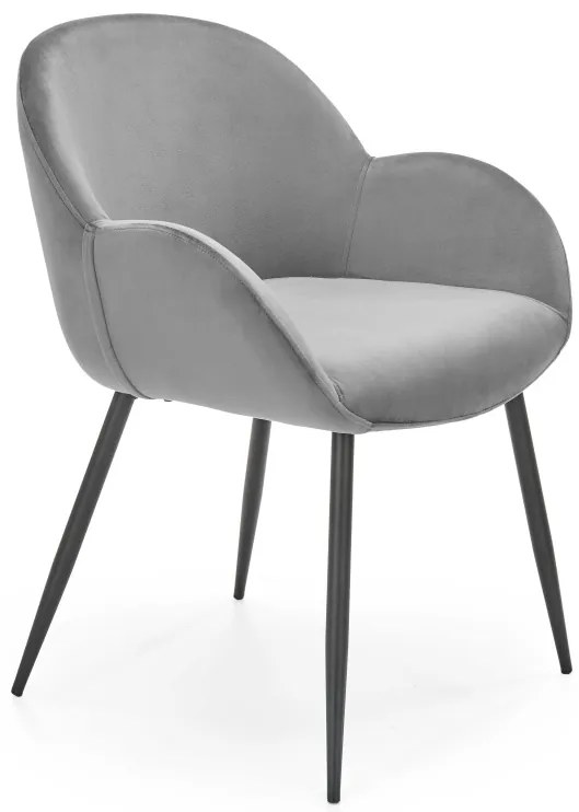 Scaun tapitat K480 - Gri