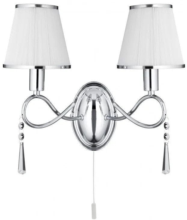 Aplica de perete stil clasic Simplicity crom 2032-2CC SRT