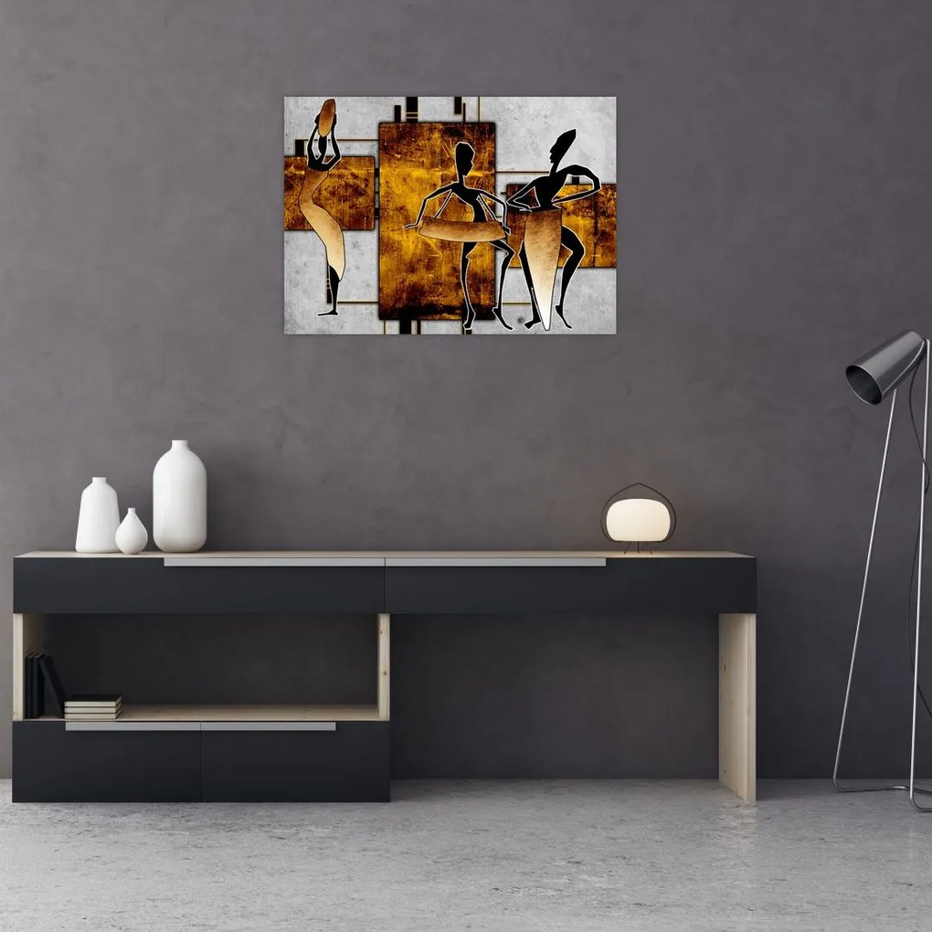 Tablou - Motiv cultura africană (70x50 cm)
