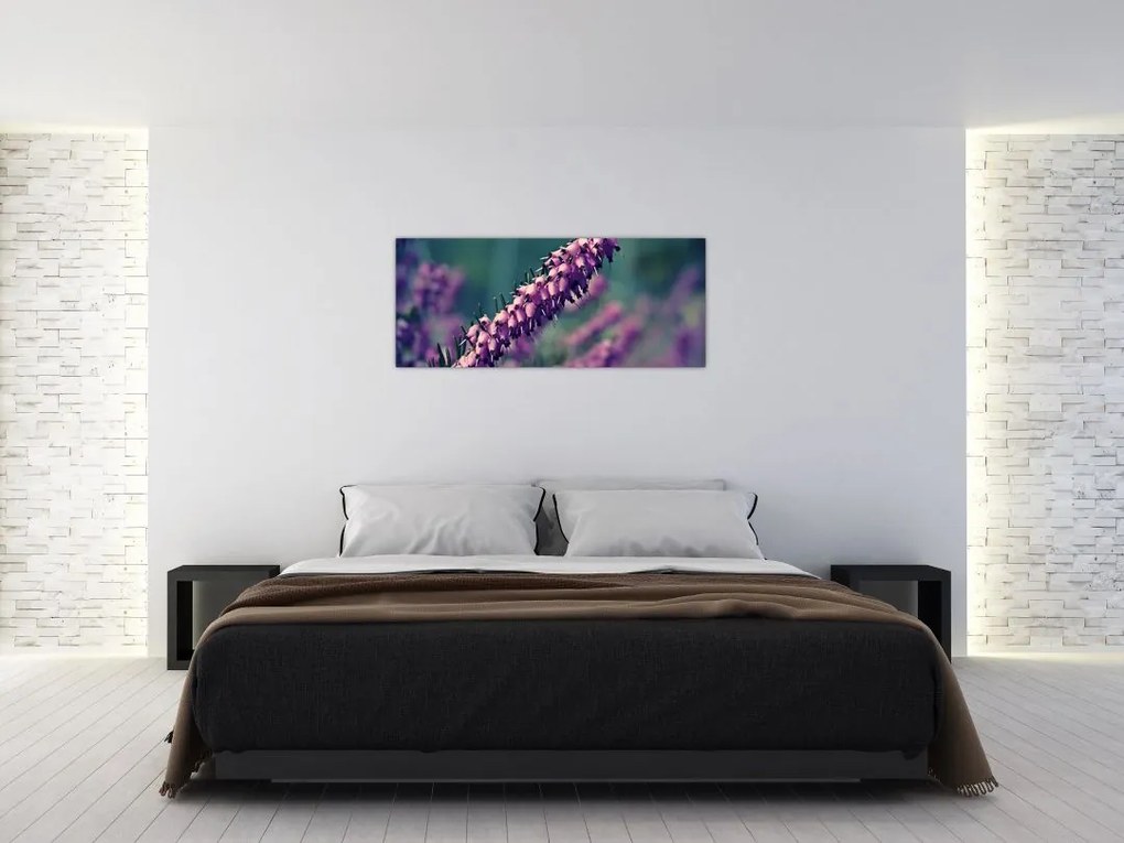 Tablou cu floare violetă (120x50 cm)