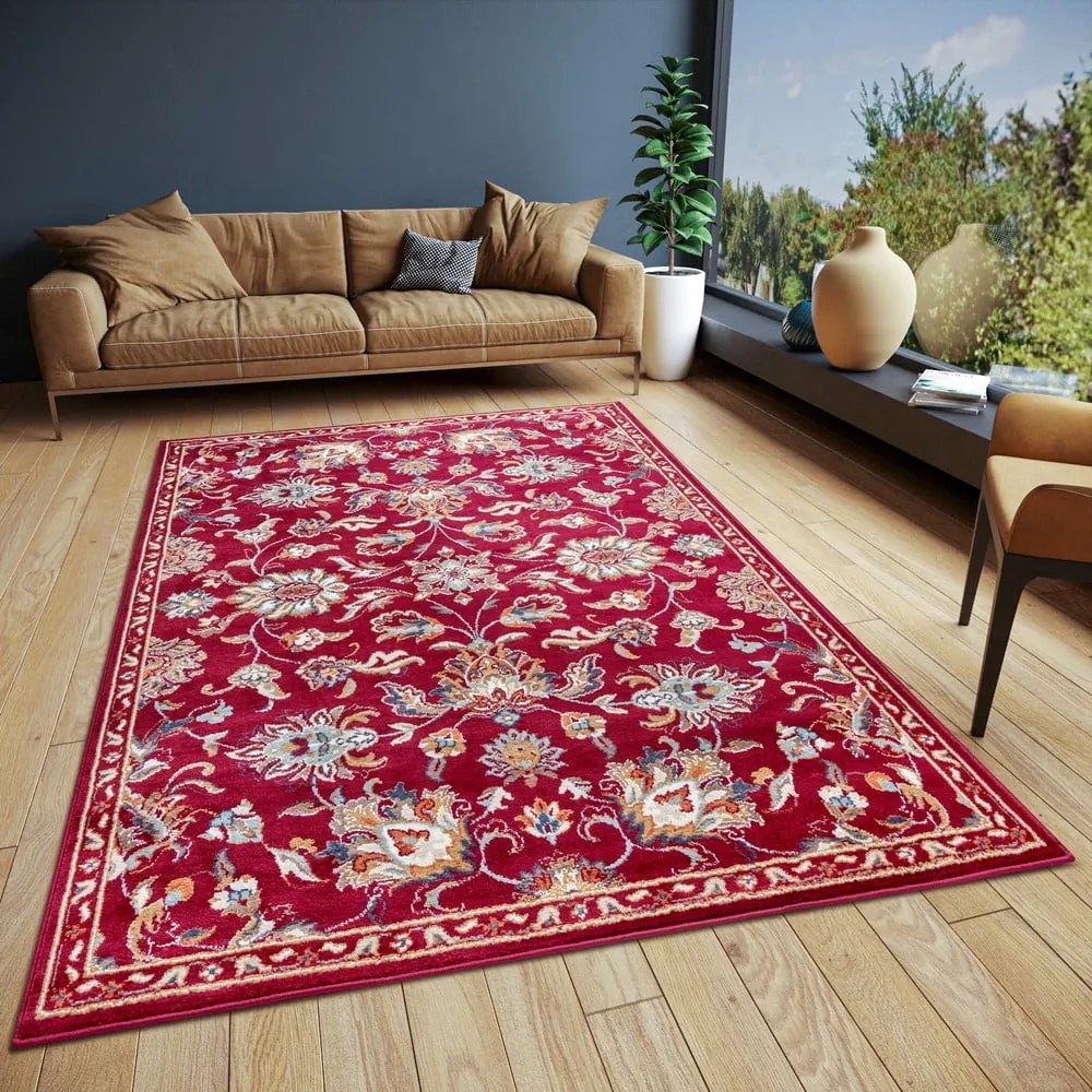 Covor roșu 140x200 cm Orient Caracci – Hanse Home