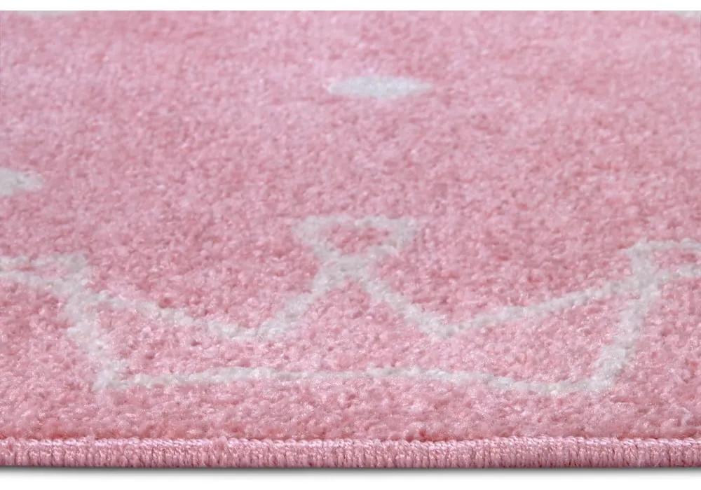 Covor pentru copii roz 120x170 cm Crowns – Hanse Home
