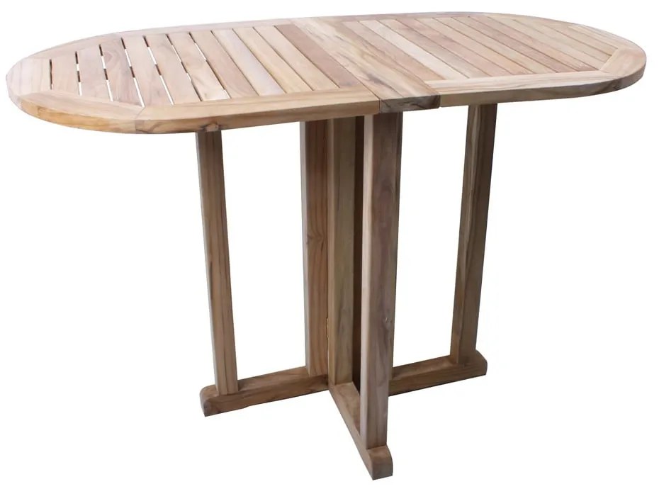 Masă pliabilă de grădină din lemn de tec Garden Pleasure Solo, 120 x 60 cm