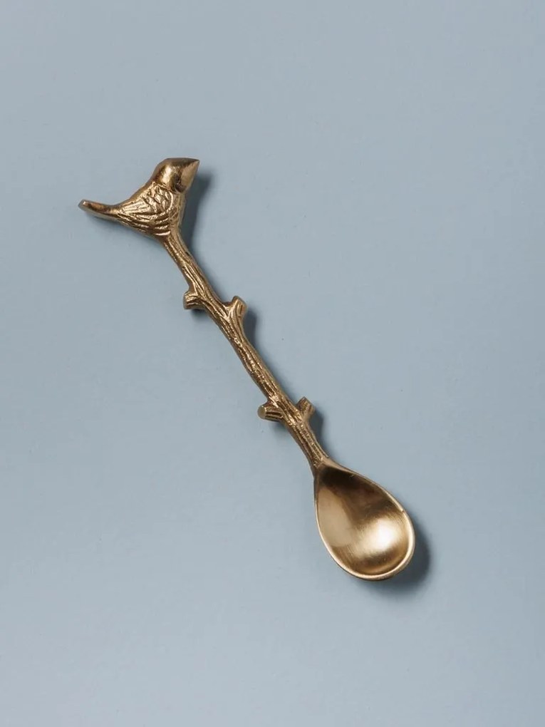Lingurita decorativa, din alama, Bird