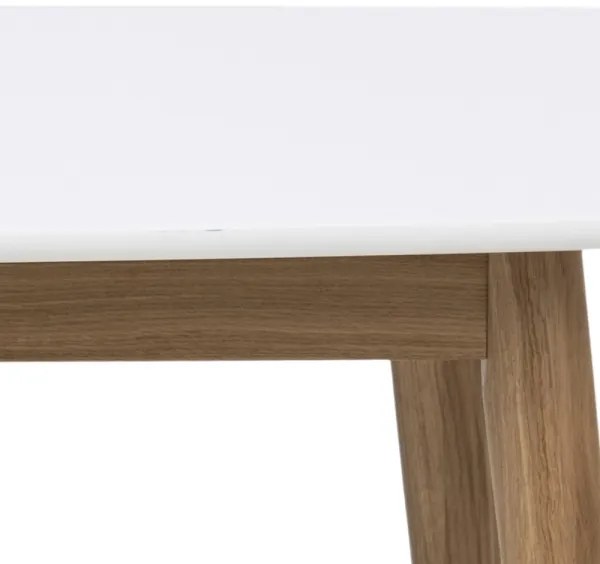 Masă de sufragerie BERG alb