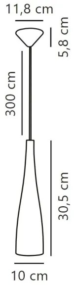 Nordlux - Pendul pe cablu EMBLA 1xE27/40W/230V fumuriu/negru