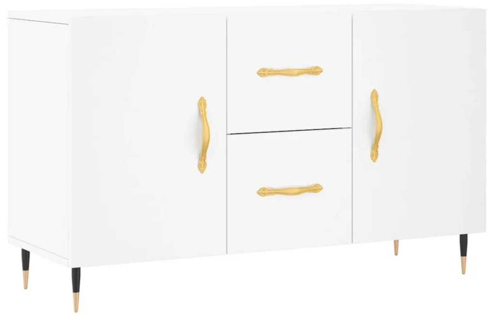 828148 vidaXL Dulap, alb, 100x36x60 cm, lemn compozit