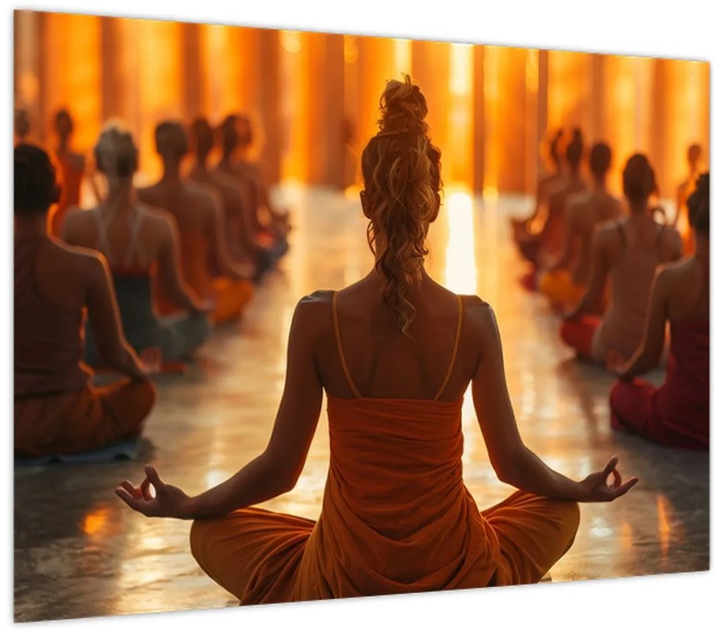 Tablou - Lecții de yoga (70x50 cm)