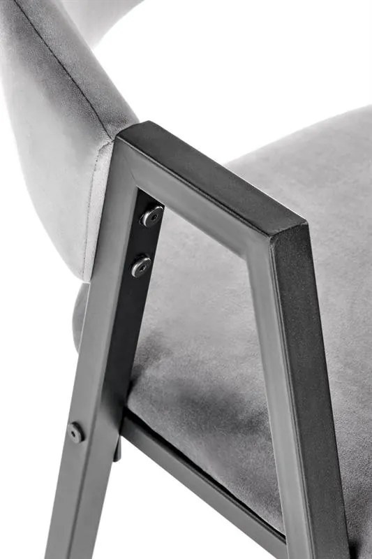 Scaun tapitat k473 – Gri