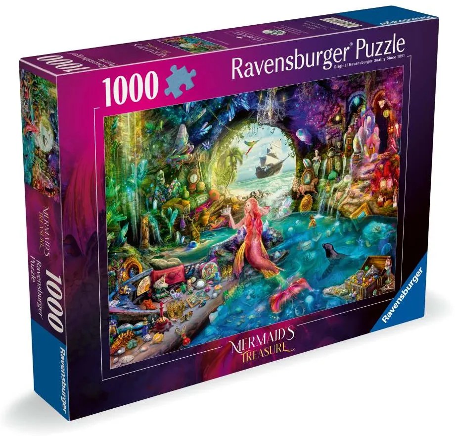 PUZZLE COMOARA SIRENELOR 1000 PIESE - RAVENSBURGER (RVSPA01577)