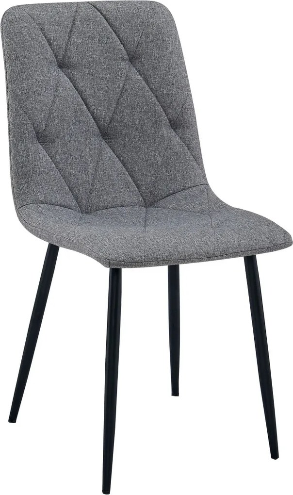 OFERTA Scaun de masa gri LIBRA cu picioare negre clasa a II-a