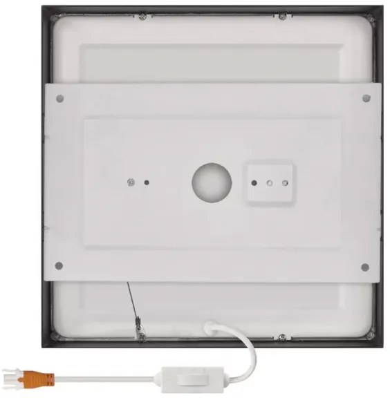 Plafonieră LED/21W/230V 3000/3500/4000K 22,5x22,5 cm neagră