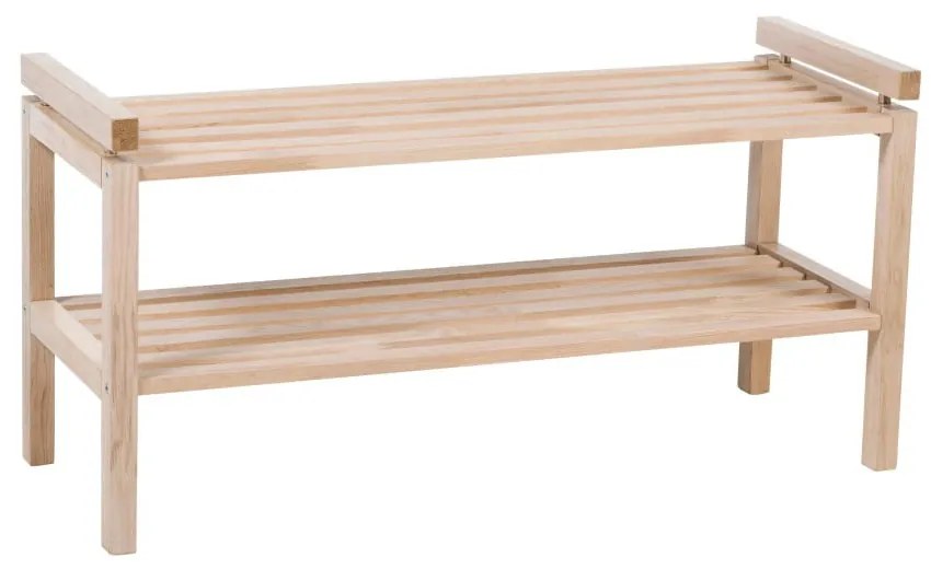 Pantofar în culoare naturală din lemn de stejar Confetti – Rowico