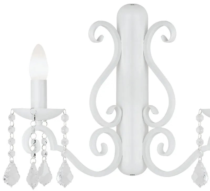 Aplica de perete design modern Diadema alb