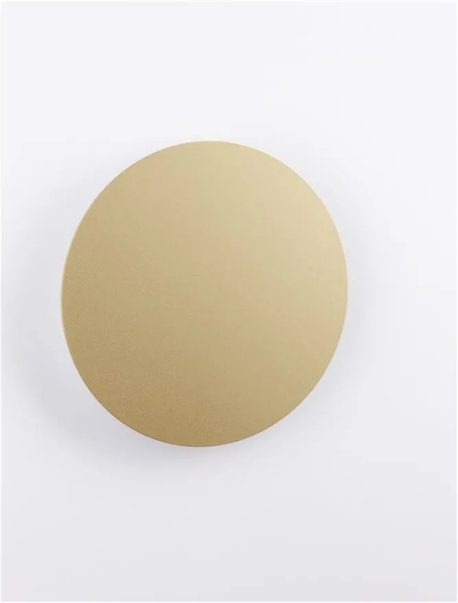 Aplica LED de perete design ambiental CYRCLE 22cm aurie